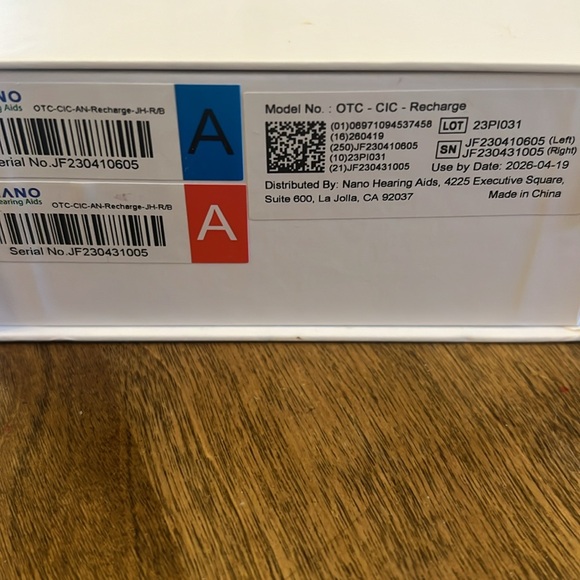 New Nano OTC CIC Rechargeable Hearing Aids - Picture 7 of 7